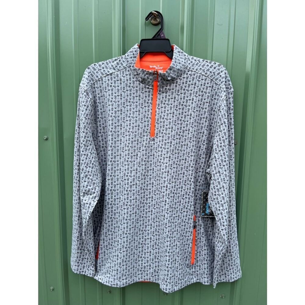 Birdie Bound Quarter-Zip Pullover Long Sleeved Shirt Size 2XL
